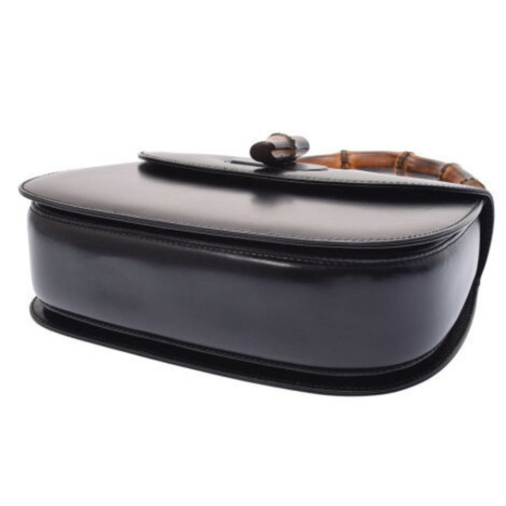 Gucci Handbag bamboo leather black strap - Picture 5 of 12